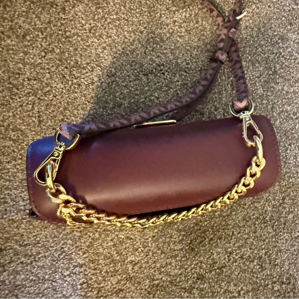 Michael Kors Purple and Gold Crossbody Bag NWOT - Picture 3 of 6